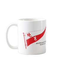 Taza de café con burgee dual