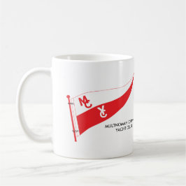 Taza de café con burgee dual