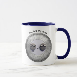 Taza de café con calendario 2026 Tú Eres Mi Roca