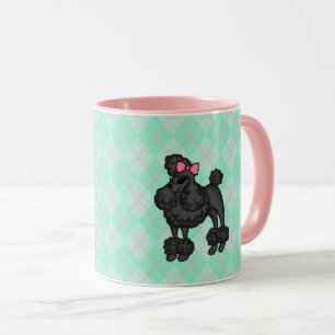 Taza de café con Caniche Francés