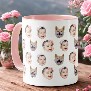 Taza de café con cara de bebé personalizada 3