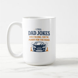 Taza de café con chiste de papá 