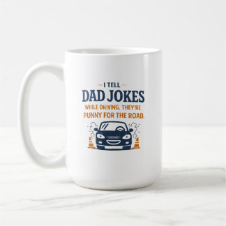 Taza de café con chiste de papá