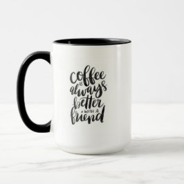 Taza de café con cita