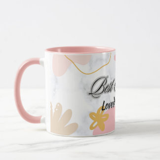 Taza de café con cita de amor de madre