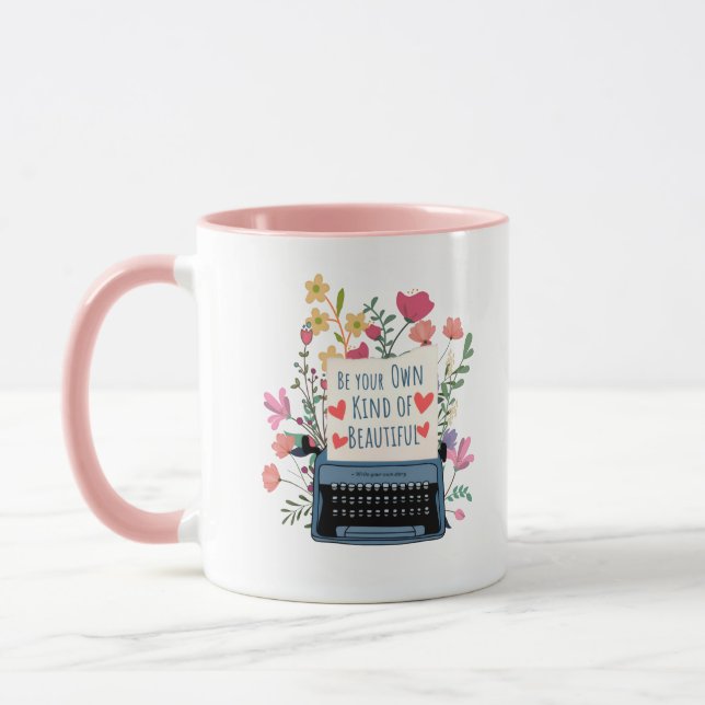 Taza de café con cita de amor propio  (Izquierda)