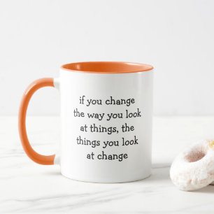Taza de café con cita de Pensamiento Profundo