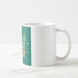 Taza de café con cita de vibraciones positivas - G