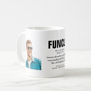 Taza de café con cita divertida para tío divertido