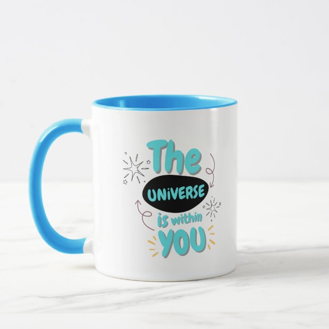 Taza de café con cita estética  (Izquierda)
