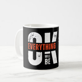 Taza de café con cita motivacional