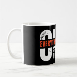 Taza de café con cita motivacional