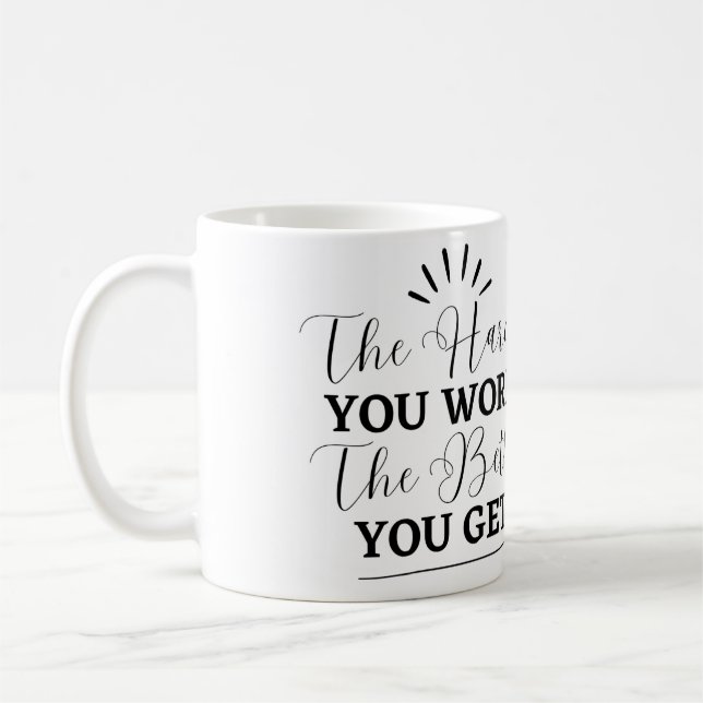 Taza de café con cita motivacional (Izquierda)