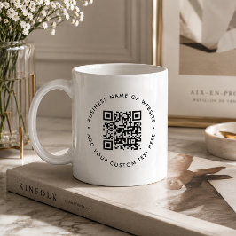 Taza de café con código QR | Regalo de taza de sit