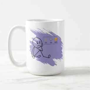 Taza de café con condición personalizada humor día