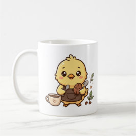 Taza de café con cuchara de frijol de pollito lind
