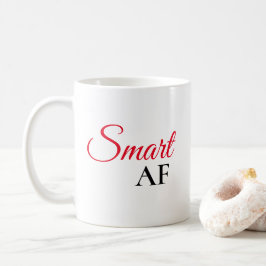Taza de café con declaración de expresión roja Sma