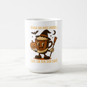 taza de cafe con diseño animado caffi