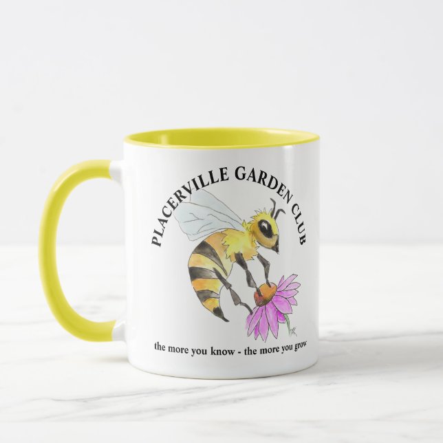 Taza de café con diseño de abeja (Izquierda)