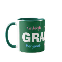 Taza de café con diseño de ABUELA
