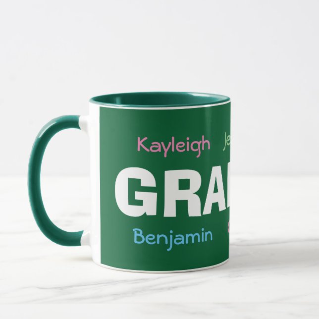Taza de café con diseño de ABUELA (Izquierda)