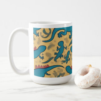  Taza de Café con Diseño de Lagartijas
