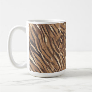 Taza de Cafe con Diseño de Piel de Tigre
