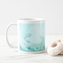Taza de café con diseño de verano