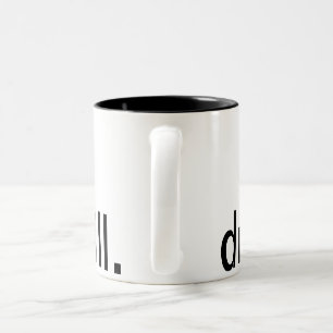 Taza de café con diseño del taladro