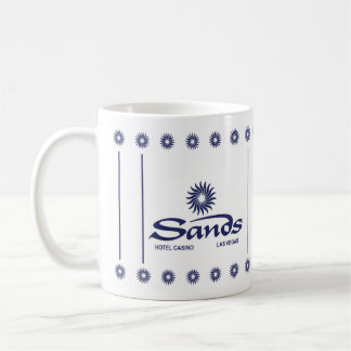 Taza de café con diseño estilo Retro Sands Casino