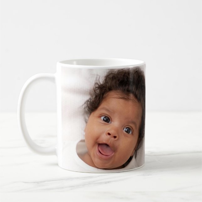 Taza de café con dos fotos (Izquierda)