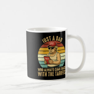 Taza De Café Con el arancel gracioso Día del Padre Trump