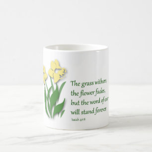 Taza de café con el diseño cristiano - 40:8 de