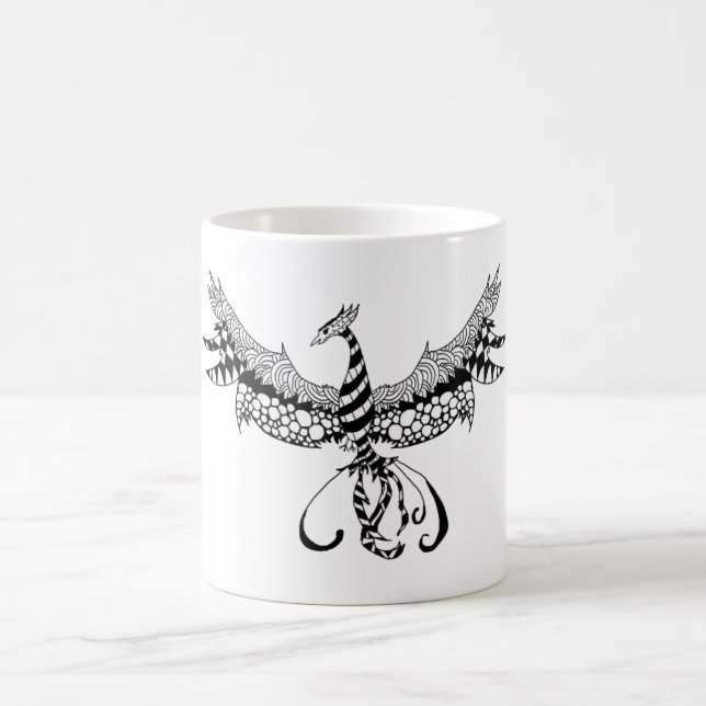 Taza de café con el diseño de Phoenix (Centro)