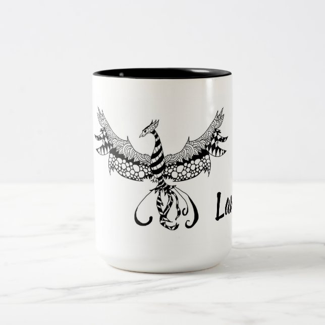 Taza de café con el diseño de Phoenix (Centro)