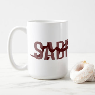 Taza de café con el lema Sabr “Paciencia” en árabe