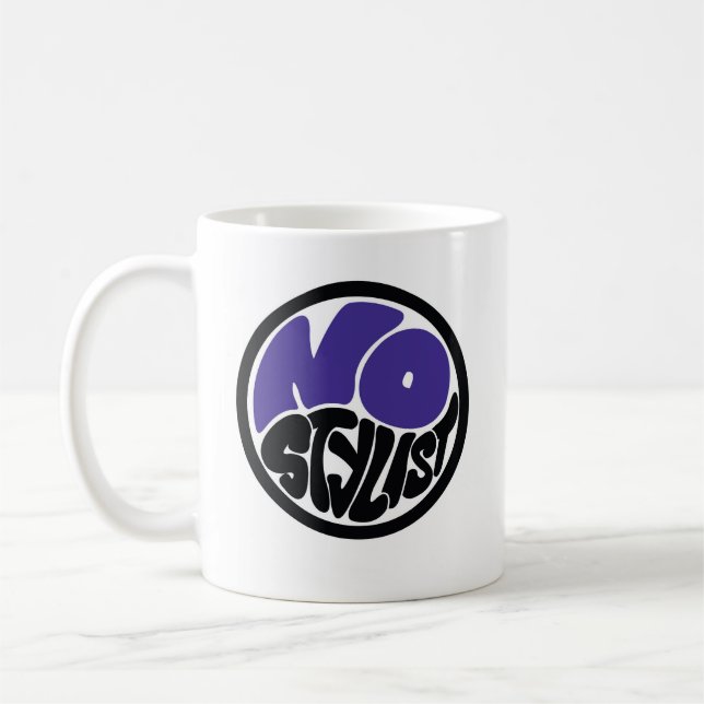 Taza de café con emblema de doble propósito NO STY (Izquierda)