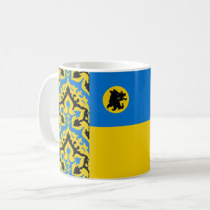 Taza de café con emblema de la población de la Bar