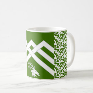Taza de café con emblema de la población del cantó