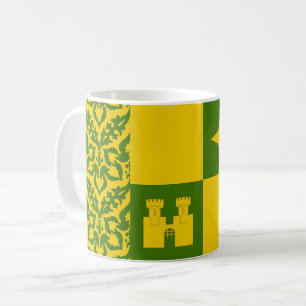 Taza de café con emblema de la población del cantó