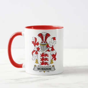 Taza de café con Escudo de Armas de la familia Mc 