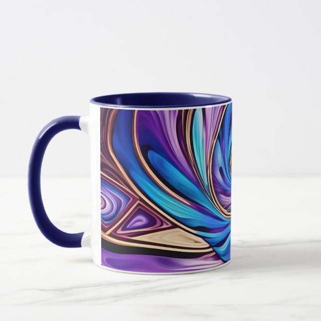 taza de café con espiral vívida (Izquierda)