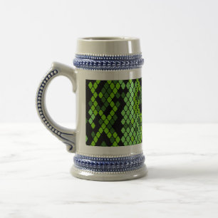 Taza de café con estampado clásico de serpiente