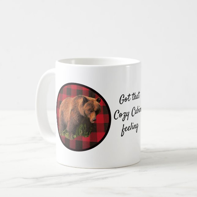 Taza de café con estampado de animales del bosque  (Anverso izquierdo)