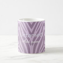 Taza De Café Con Estampado De Cebra Indomable