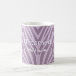 Taza De Café Con Estampado De Cebra Indomable