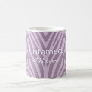Taza De Café Con Estampado De Cebra Indomable