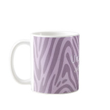 Taza De Café Con Estampado De Cebra Indomable