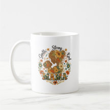 Taza de café con estética retro Floral Mama - Vint
