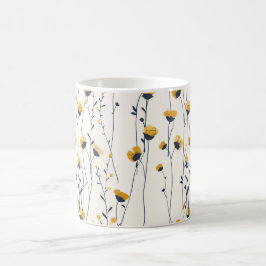 taza de café con flores, taza de café con flores,